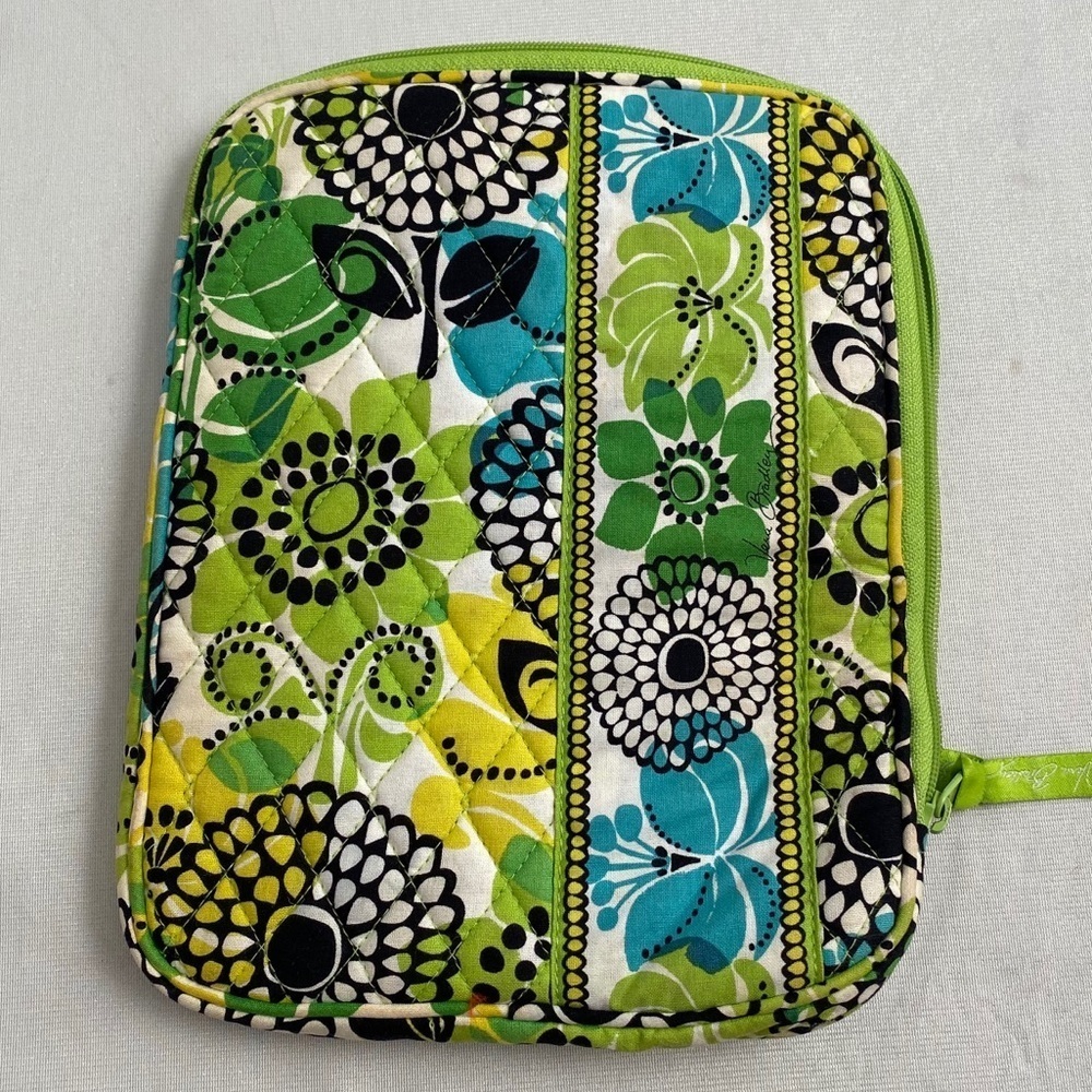 Vera Bradley Limes Up multicolor green teal black white tablet e-reader iPad